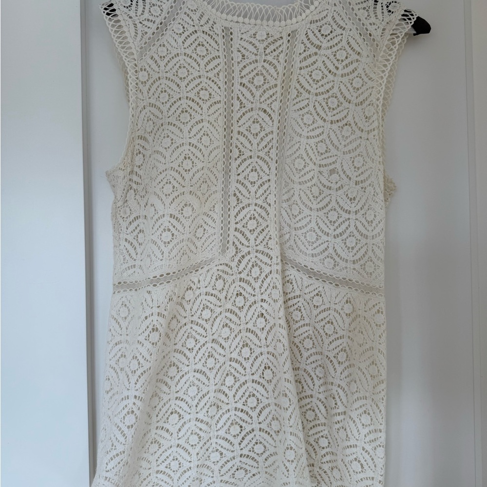 Elegant White Lace Top